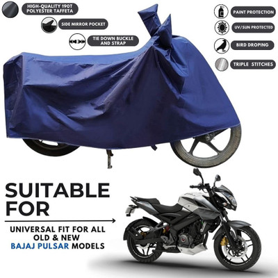 MADAFIYA Two Wheeler Cover for Bajaj(Pulsar NS200 BS6, Blue)