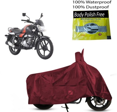 EGAL Waterproof Two Wheeler Cover for Bajaj(BS6, Maroon)