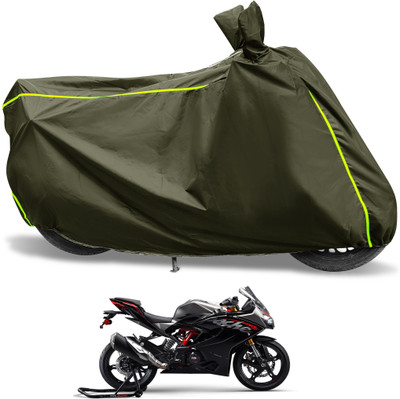 Euro Care Waterproof Two Wheeler Cover for TVS(Apache RR 310, Green)