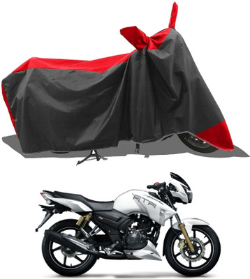KEDIT Two Wheeler Cover for TVS(Red, Black)