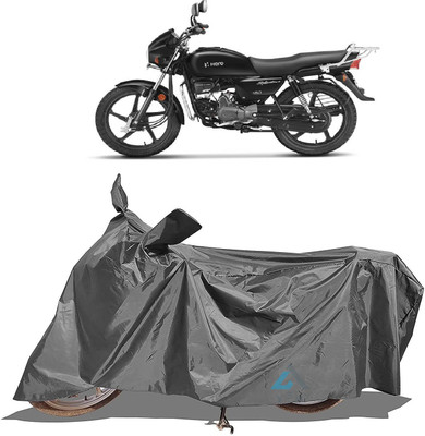 Y3H Waterproof Two Wheeler Cover for Hero(Splendor Plus, Grey)