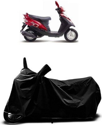 OliverX Waterproof Two Wheeler Cover for Mahindra(Flyte, Black)