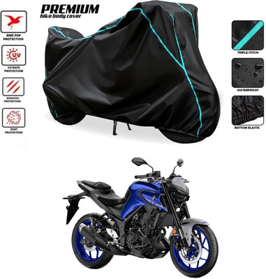 SThanaveX Two Wheeler Cover for Yamaha(MT 03, Black)