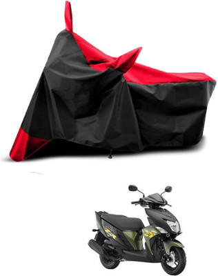 AASHTIK MART Two Wheeler Cover for Yamaha(Ray ZR BS6, Red, Black)