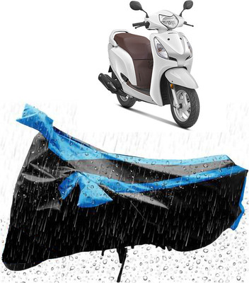 Mdstar Waterproof Two Wheeler Cover for Honda(Aviator, Blue)