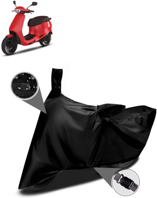 CODOKI Waterproof Two Wheeler Cover for Ola(Black)