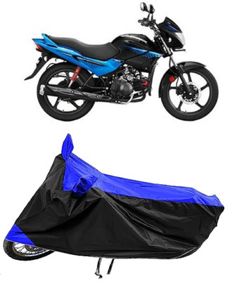 MMSSTAR Two Wheeler Cover for Hero(Glamour, Blue)