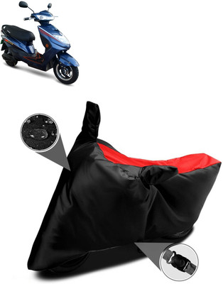 PAGORA Waterproof Two Wheeler Cover for Okinawa(Ridge, Red)
