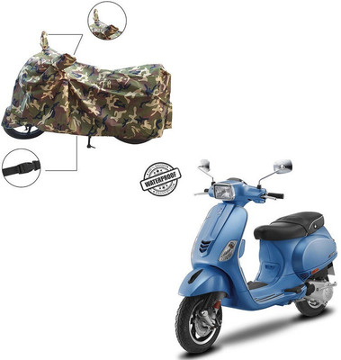 Furnish Flow Waterproof Two Wheeler Cover for Vespa(Vespa SXL 125, Multicolor)