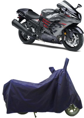 Coxtor Waterproof Two Wheeler Cover for Kawasaki(Ninja ZX-14R, Blue)