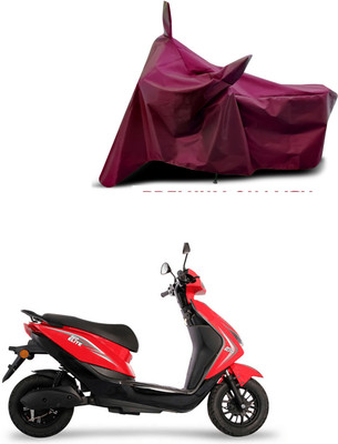 Aoriyon Waterproof Two Wheeler Cover for Ampere(Reo Elite, Maroon)