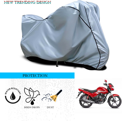 ANTHUB Waterproof Two Wheeler Cover for Hero(Achiever, Grey)