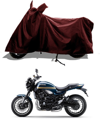 GROFATIK Two Wheeler Cover for Kawasaki(Z900RS, Maroon)
