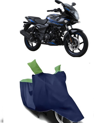 BbcMart Waterproof Two Wheeler Cover for Bajaj(Pulsar 220, Green)