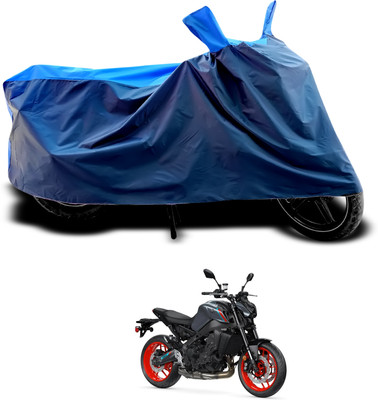 PAGORA Waterproof Two Wheeler Cover for Yamaha(MT 09, Black, Blue)