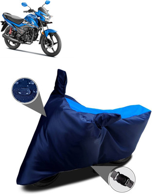 DeepShakshi AUTOMOTIVE Two Wheeler Cover for Honda(Livo BS6, Blue, Black)