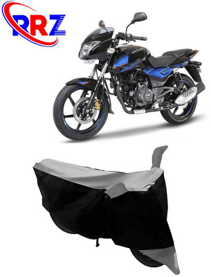 RRZ Waterproof Two Wheeler Cover for Bajaj(Pulsar 150 DTS-i, Black, Grey)