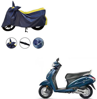 Furnish Flow Two Wheeler Cover for Honda(Activa 4G, Yellow)