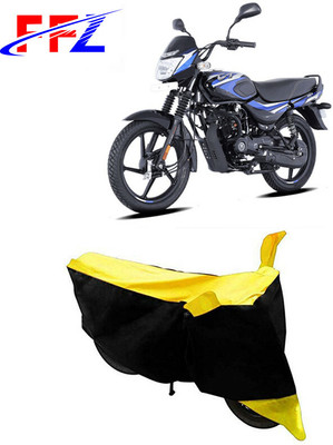 FFZ Waterproof Two Wheeler Cover for Bajaj(CT110, Black, Yellow)