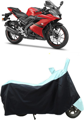 Coxtor Waterproof Two Wheeler Cover for Yamaha(YZF-R15 V3 New BS6, White)
