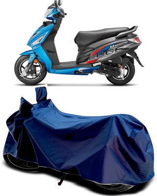 AASHTIK MART Two Wheeler Cover for Hero(Maestro Edge 110 BS6, Blue)