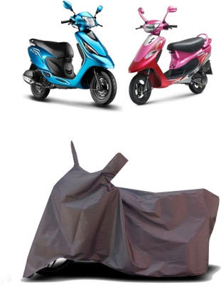 VESMEI Two Wheeler Cover for TVS(Pep Plus BS6, Blue)