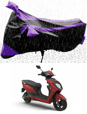 Mdstar Waterproof Two Wheeler Cover for Indus(Yo, Purple, Black)