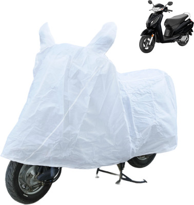 ASHVA Waterproof Two Wheeler Cover for Honda(Activa, White)