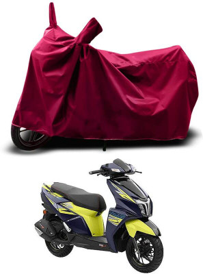 KEDIT Two Wheeler Cover for TVS(Ntorq 125, Maroon)