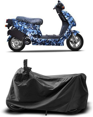 AASHTIK MART Two Wheeler Cover for Hero(Electric AXLHE-20, Black)