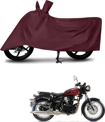 aosis Two Wheeler Cover for Benelli(Imperiale 400, Maroon)