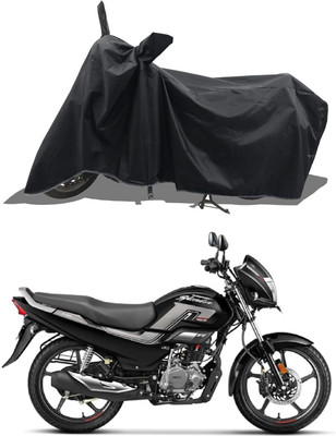 KANISHA ENTERPRISES Waterproof Two Wheeler Cover for Hero(Super Splendor, Black)