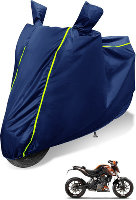 Auto Hub Waterproof Two Wheeler Cover for KTM(Duke 200, Blue)