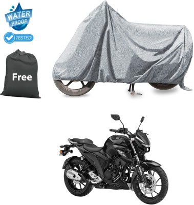 CODOKI Waterproof Two Wheeler Cover for Yamaha(FZ 25, Silver)