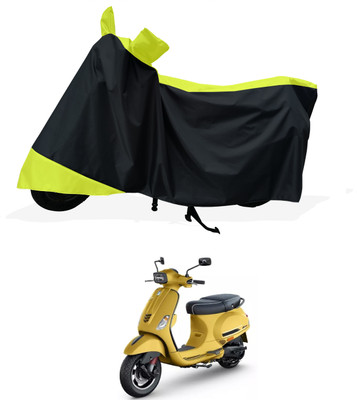 Tricway Two Wheeler Cover for Piaggio(Vespa SXL, Yellow)