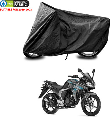 PAGORA Waterproof Two Wheeler Cover for Yamaha(Fazer-FI BS6, Black)
