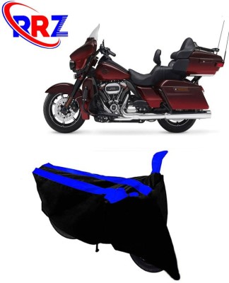 RRZ Waterproof Two Wheeler Cover for Harley Davidson(CVO Limited, Black, Blue)