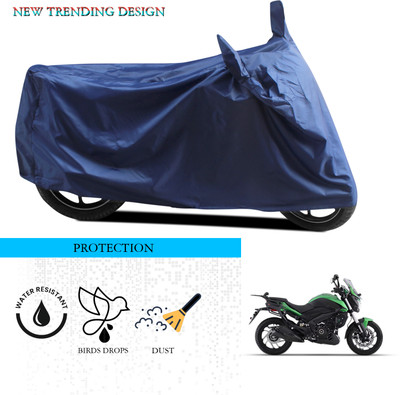 ANTHUB Waterproof Two Wheeler Cover for Bajaj(Dominar, Blue)