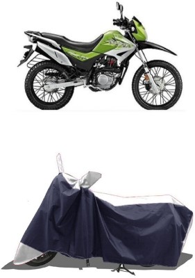 SUGASHRI Waterproof Two Wheeler Cover for Hero(Impulse, White, Blue)