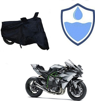HYBRIDS COLLECTION Two Wheeler Cover for Kawasaki(Ninja, Black)