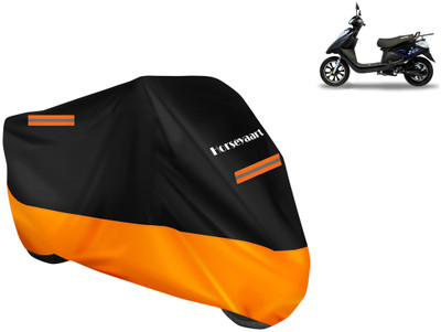 Horseyaart Waterproof Two Wheeler Cover for Ampere(V 48, Orange)