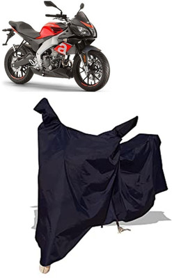 Amexride Two Wheeler Cover for Aprilia(Tuono 150 BS6, Black)