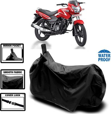 HWSXQAE Waterproof Two Wheeler Cover for TVS(Sport BS6, Black)