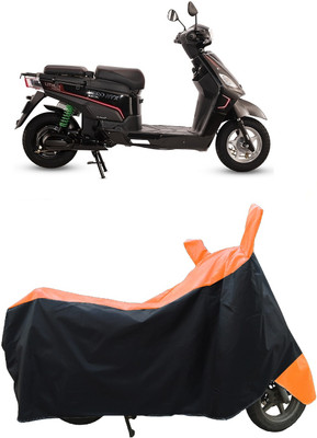 Coxtor Waterproof Two Wheeler Cover for Hero(Electric NYX HX, Orange)