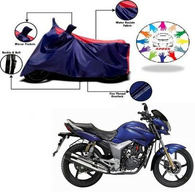 DeepShakshi AUTOMOTIVE Waterproof Two Wheeler Cover for Honda(CBZ TYPE 1, Blue, Red)