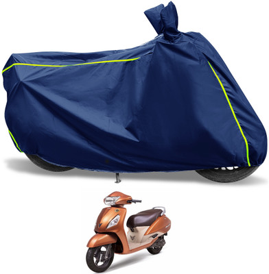 Euro Care Waterproof Two Wheeler Cover for TVS(Jupiter, Blue)