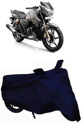 AASHTIK MART Two Wheeler Cover for TVS(Apache RTR 180, Blue)