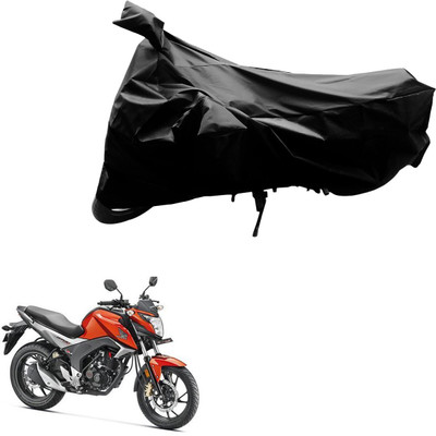 Mdstar Waterproof Two Wheeler Cover for Honda(CBR 150R, Black)