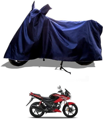 KEDIT Two Wheeler Cover for Honda(CBF Stunner, Blue)