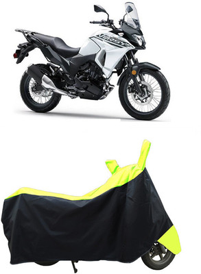 Coxtor Waterproof Two Wheeler Cover for Kawasaki(Versys X 300, Yellow)
